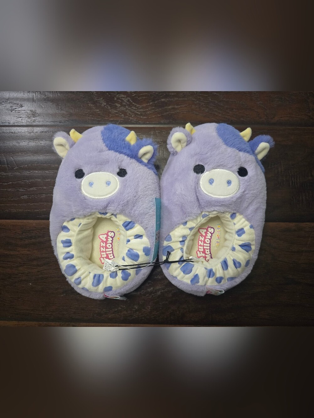 NWT Squishmallow Girls Fuzz A Mallow Size 4-5 Slipper Shoe